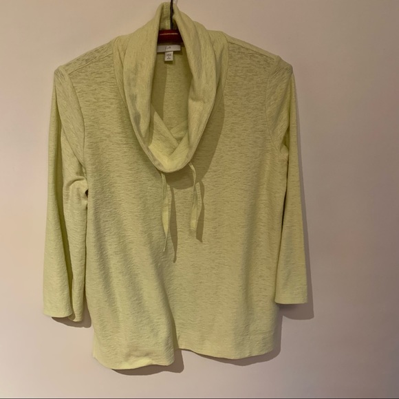 J Jill Cowl-neck Cotton blend Pullover Top - Picture 7 of 7